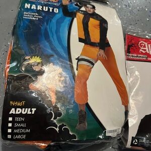 Spirit Naruto Adult Costume & blonde wig *new condition*